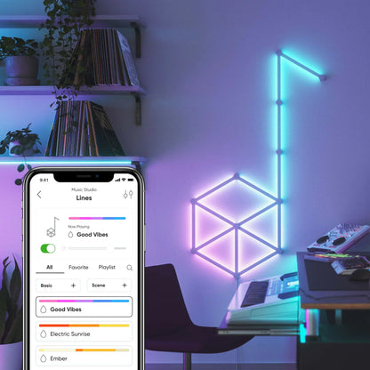Nanoleaf Lines LED Light Bars – 15 Pack Smarter Kit